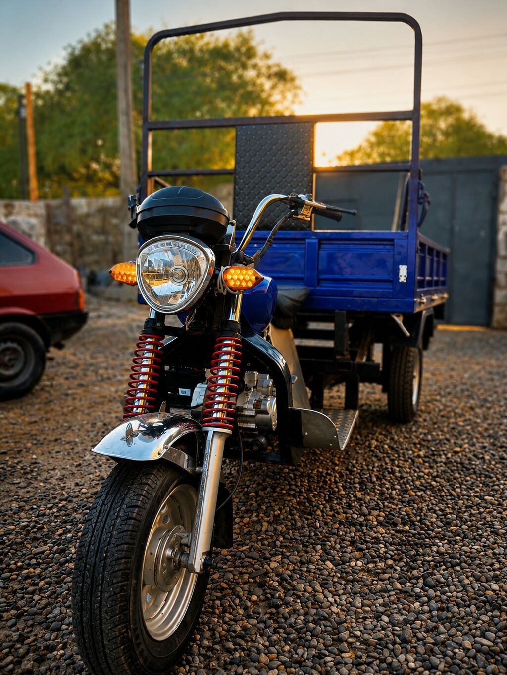 Yükdaşıma üçün üçtəkərli moto-qaraj (trisikl) - Güclü benzin — Motobloklar, Şirvan (3)
