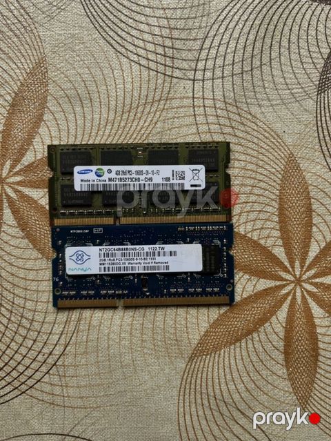 Noutbuk üçün 2 ədəd So-dımm RAM dəsti - Modellər: - Samsung — Bakı