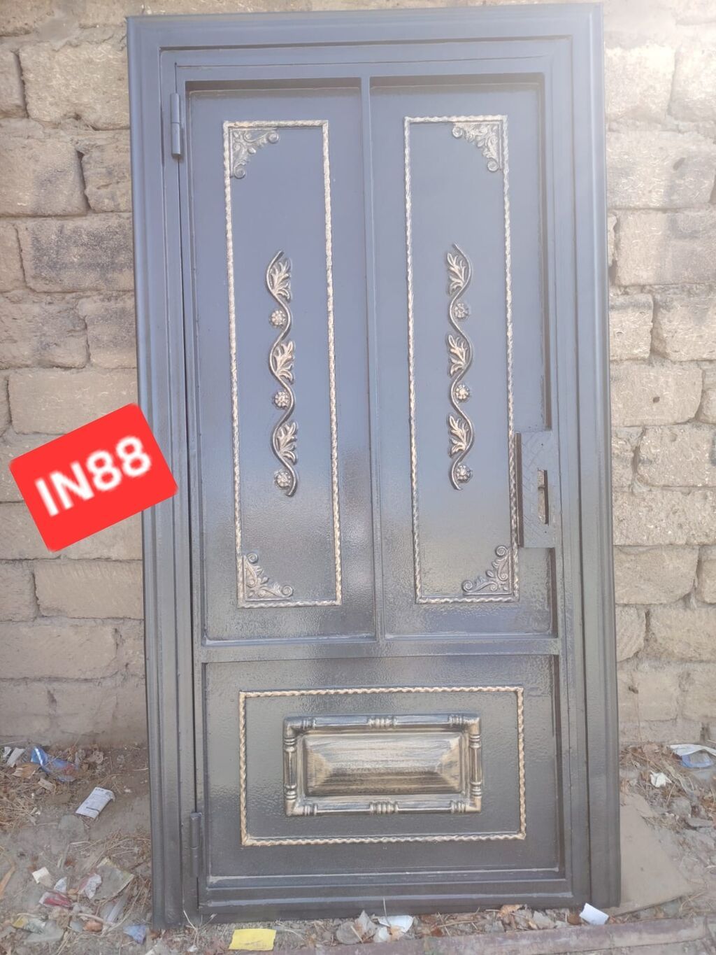 Mənzil üçün İşlənmiş Giriş qapısı 100x210 sm Zamok ilə, Zəmanətli, Ünvandan götürmə — Təmir və inşaat, Digah