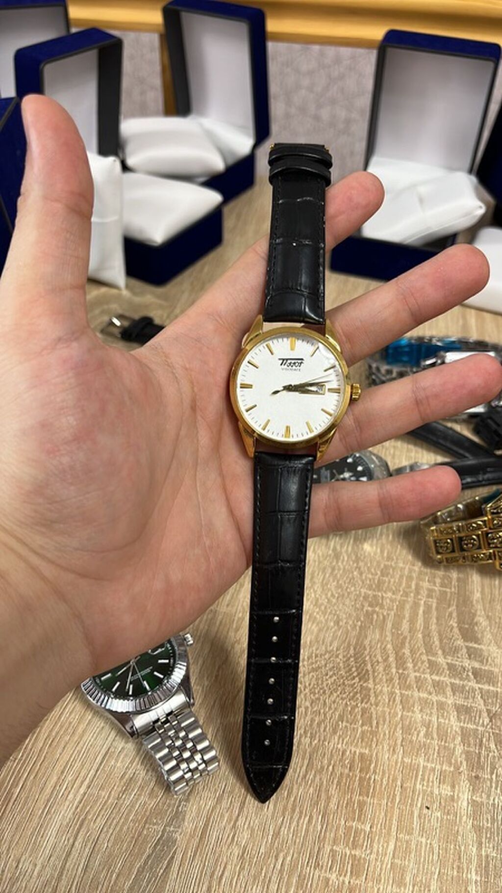 Yeni, Qol saatı, Rolex, rəng - Qızılı — Qol saatları, Salyan (8)