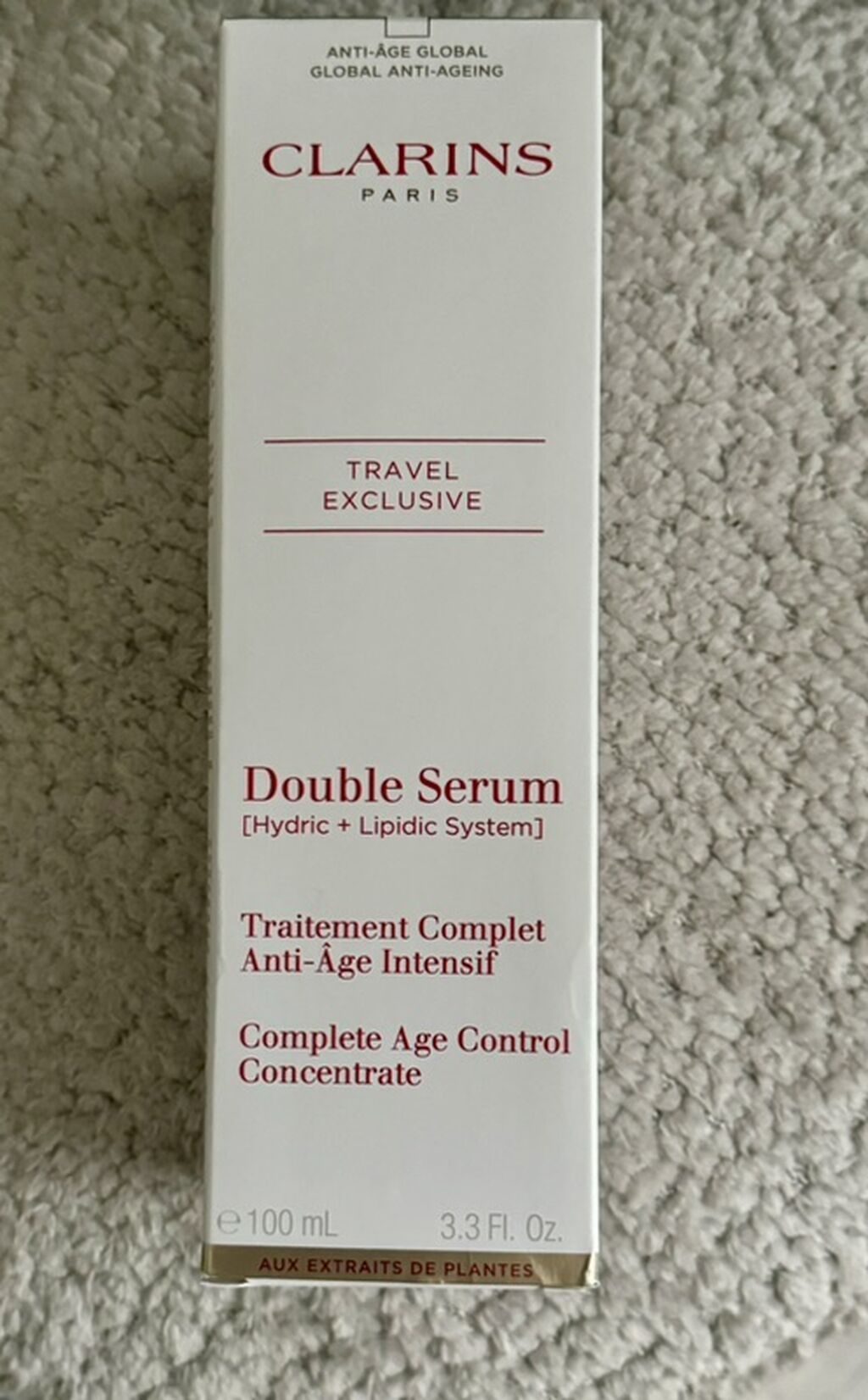 Clarins Double Serum 100 ml – Yeni, istifadə olunmayıb Hədiyyə — Gözəllik və sağlamlıq, Bakı
