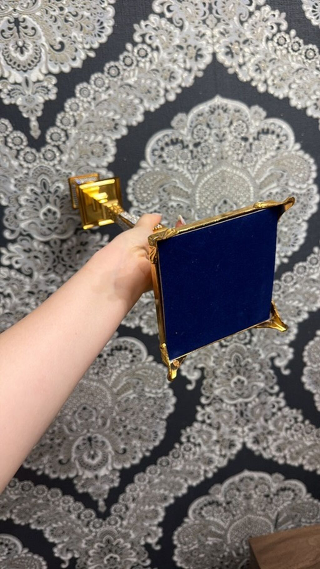 2 eded Zərif dizaynlı şamdan/vaza dayağı - Material: metal ərintisi — Pul qutusunun və şkatulyalar, Bakı (2)