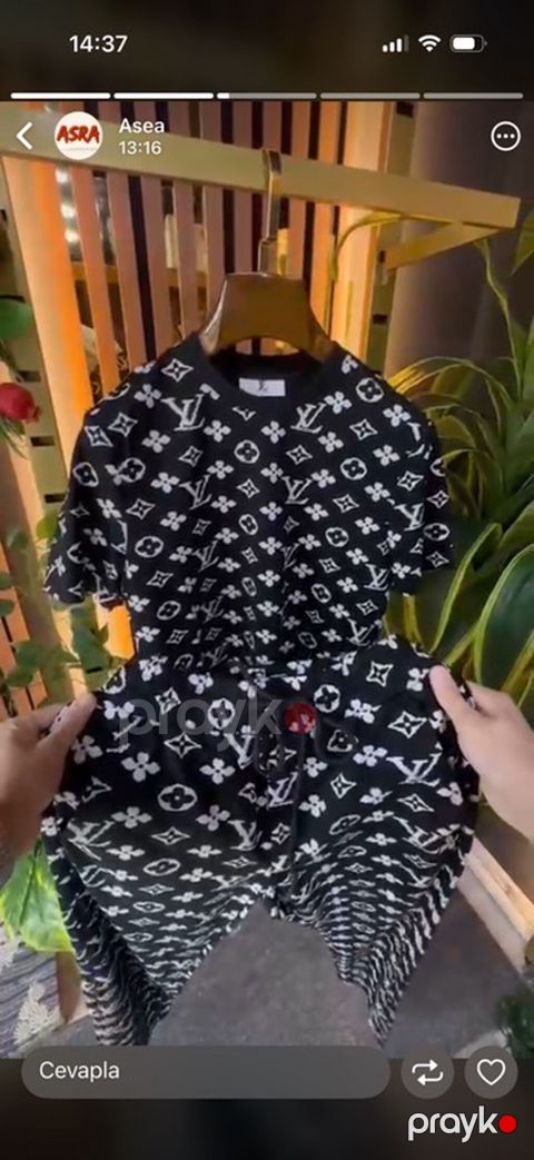 İdman dəsti, Louis Vuitton, 3XL, rəng - Qara — Digah