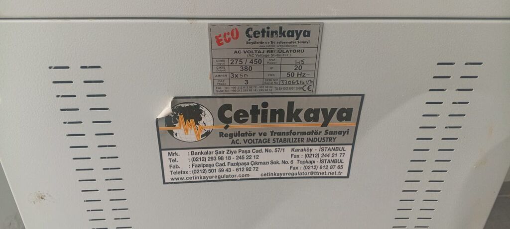 Çetinkaya AC Gərginlik Tənzimləyicisi (ECO seriyası) - Model: AC — Təmir və inşaat, Zərdab (5)