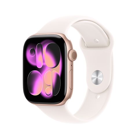 Apple Watch 11 Series 46 mm GPS Rose Gold/Light Blush Band — Bakı
