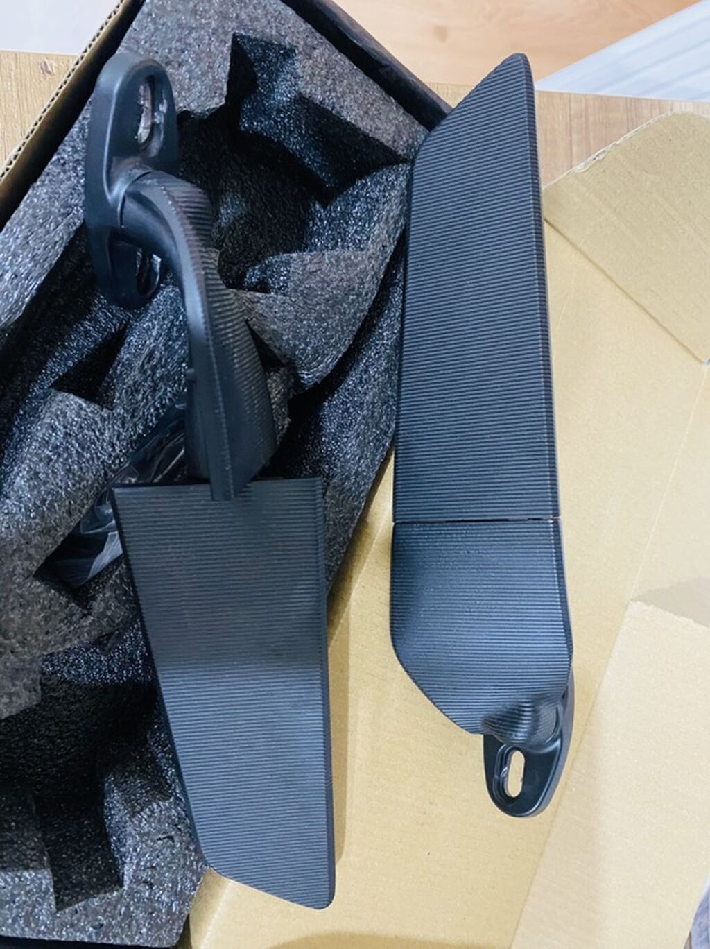 Motosiklet üçün universal aerodinamik arxaqqabət güzgüləri (cəft) — Avto, Saray (2)
