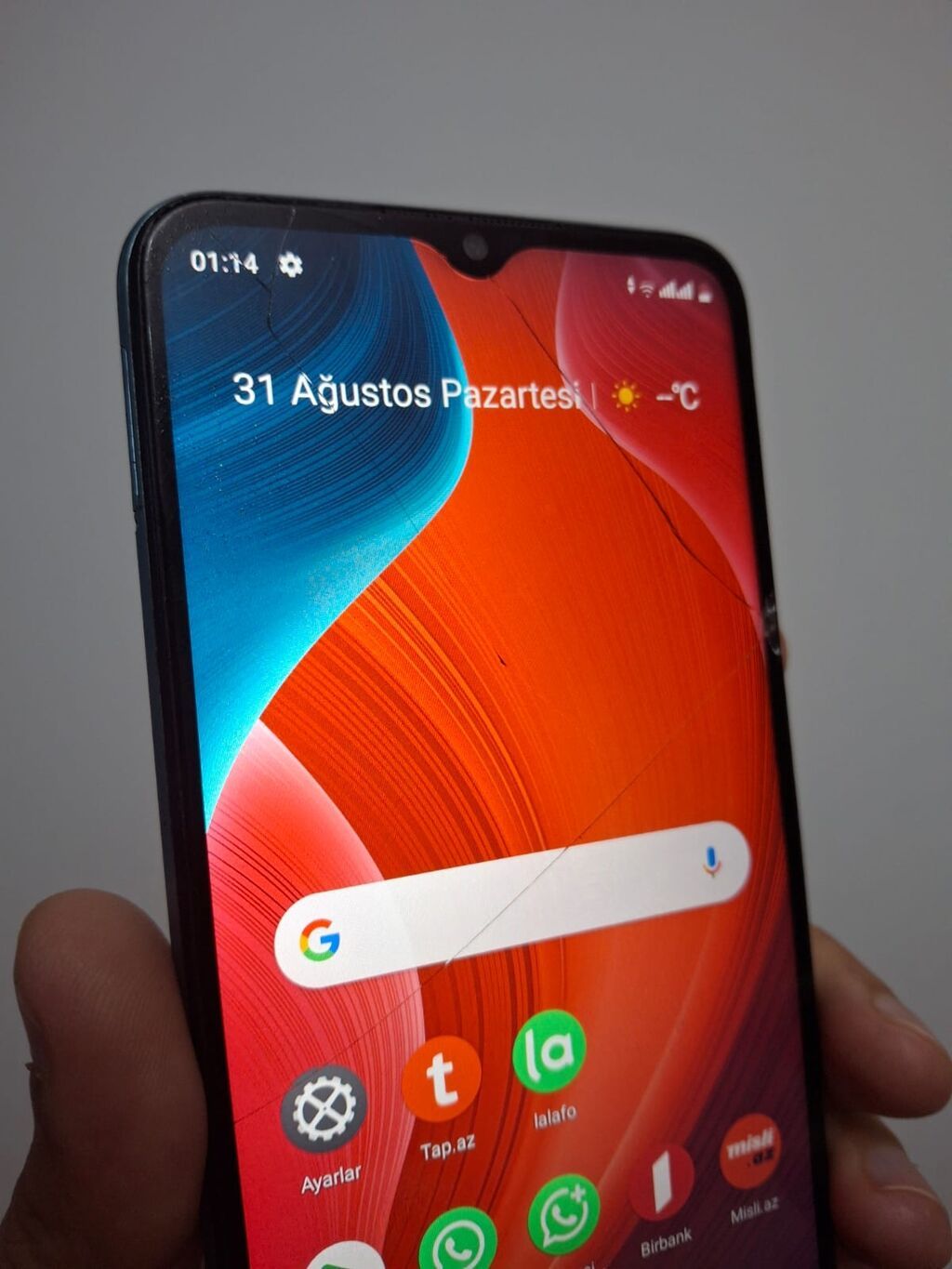 Realme C21Y, 64 GB, rəng - Göy, Qırıq — Realme, Masazır (4)