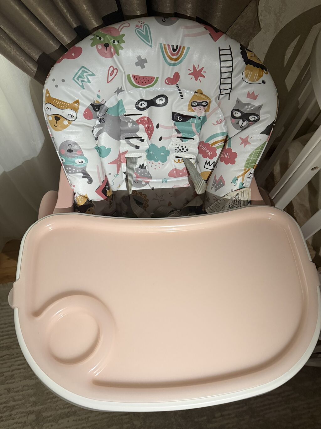 PegPerego usaq yemek masasi Happy Babyden alinib cemi 3,4 ay istifade — Qidalandırma stulları, Bakı (2)