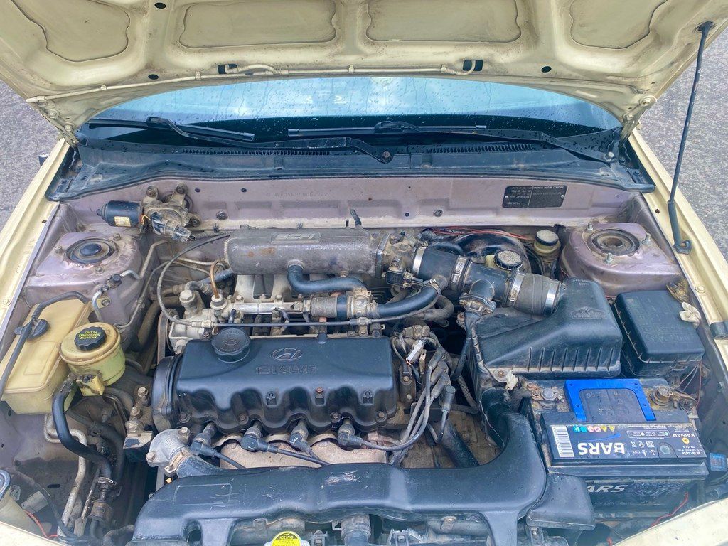 Hyundai Accent, 1.5 L, 1995 il, 350 000 km — Avtomobillər, Bakı (9)