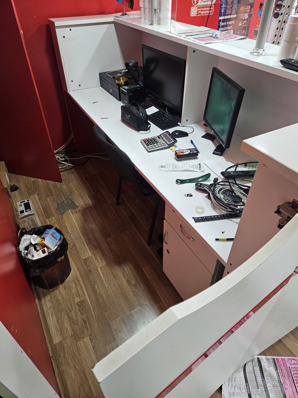 Mağaza, ofis və xidmət məntəqələri üçün hazırlanmış kassa/resepsiyon — Mebel, Bakı (3)