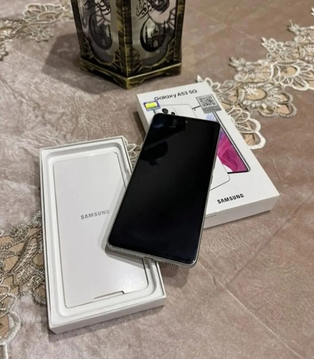 Samsung Galaxy A53, 256 GB, rəng - Ağ, Barmaq izi — Samsung, Bakı (3)
