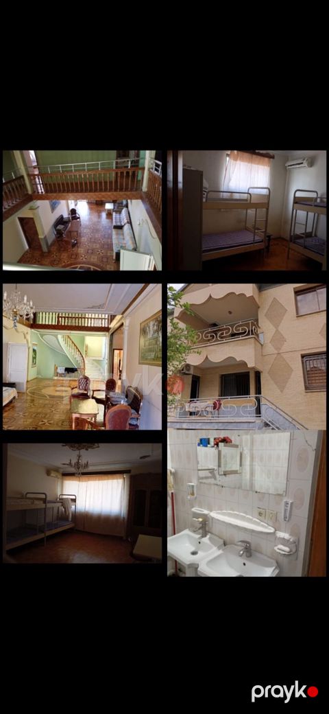 Geniş çoxsəviyyəli villa tipli obyekt – yataqxana/hostel kimi