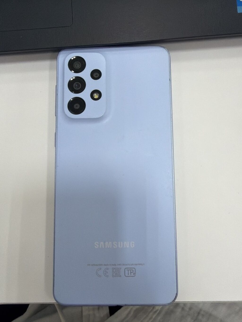 Samsung Galaxy A33 5G, 128 GB, rəng - Mavi, Barmaq izi — Samsung, Mingəçevir (2)