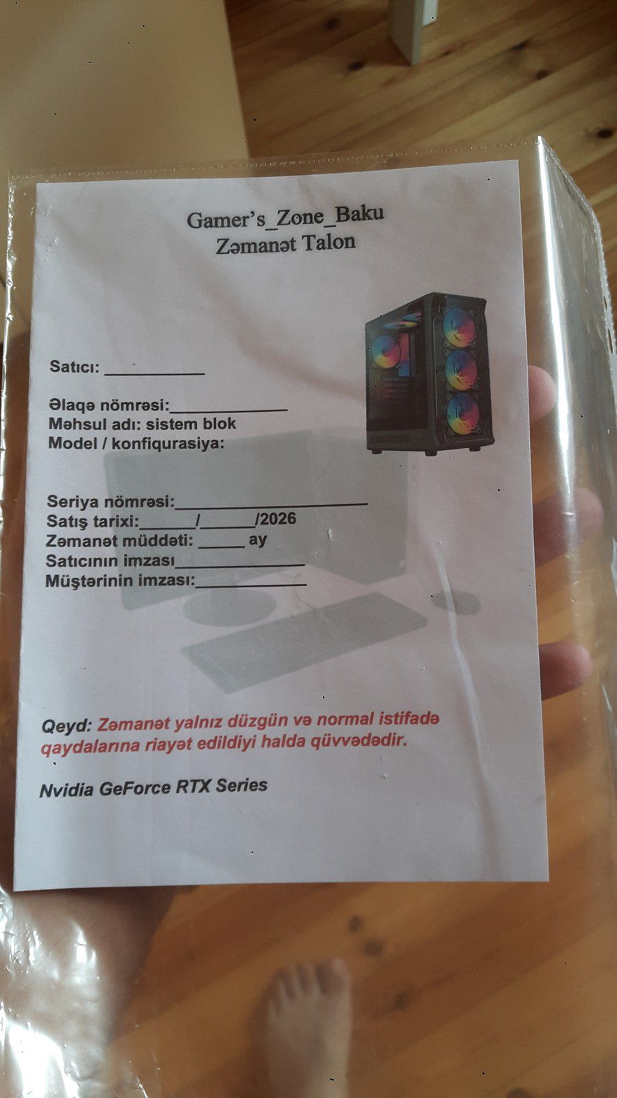 Msi Ventus RTX 2060 GDDR6 / DDR5 RAM / i5 12400F / DDR5 H610M2 Gaming PC 1920x1080full hd graphic — Masaüstü kompüterlər, Bakı (6)