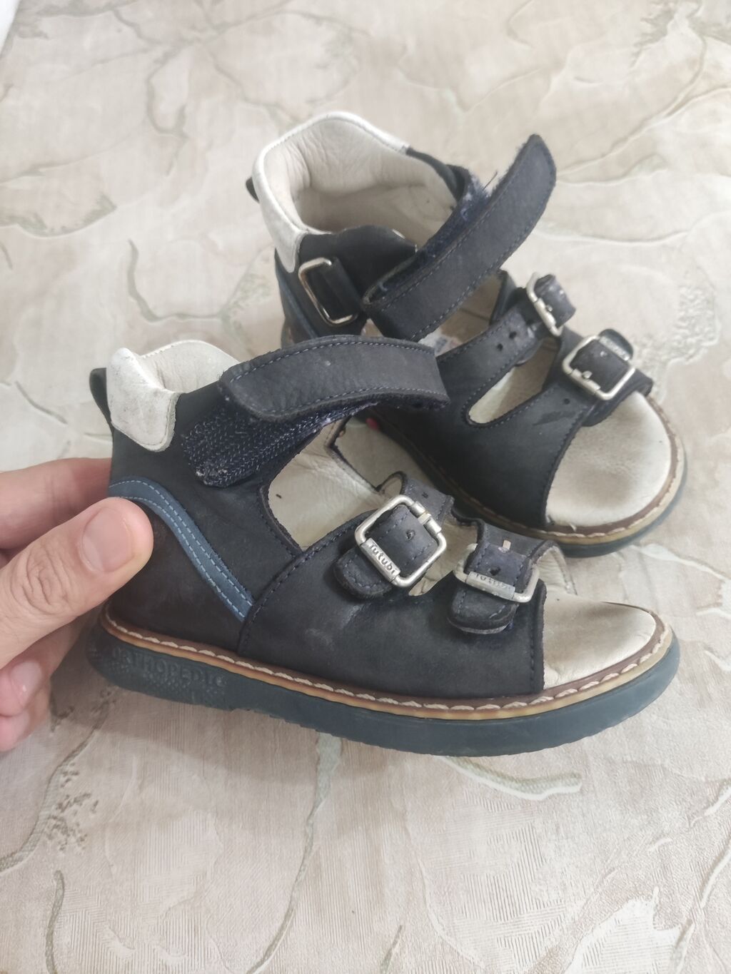 Rəng - Qara Basanojkalar, Ölçü: 15, Uniseks — Ortopedit ayaqqabılar, Bakı (9)