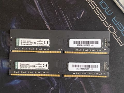 Operativ yaddaş (RAM) Kingston, 32 GB, 3200 Mhz, DDR4, PC üçün, Yeni — Bakı
