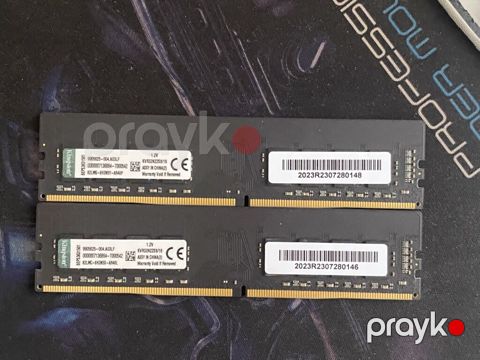 Operativ yaddaş (RAM) Kingston, 32 GB, 3200 Mhz, DDR4, PC üçün, Yeni — Bakı