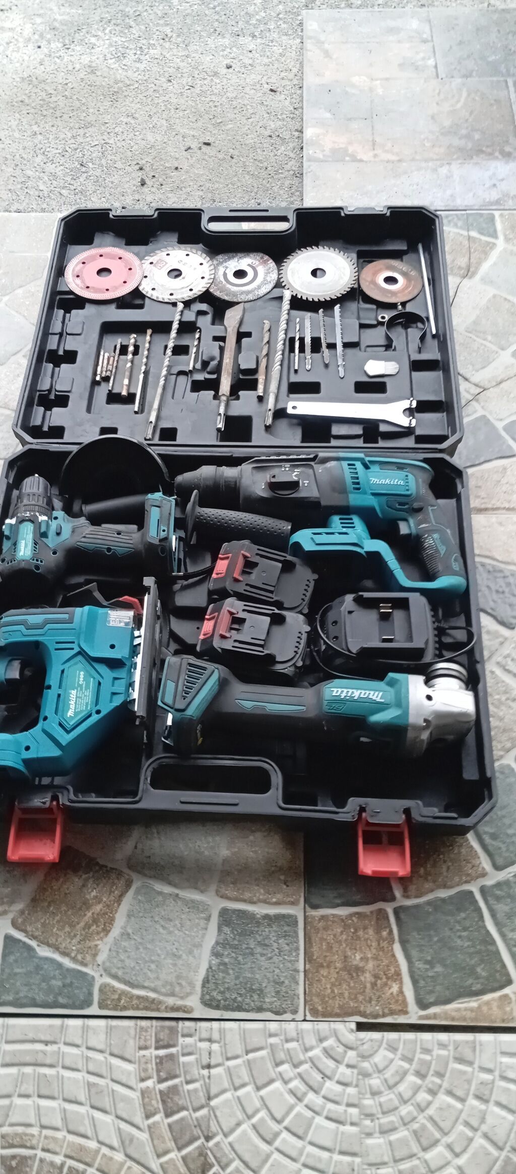 Makita markalı çoxfunksiyalı akkumulyatorlu alətlər dəsti - Sərt — Alətlər, Zaqatala (2)