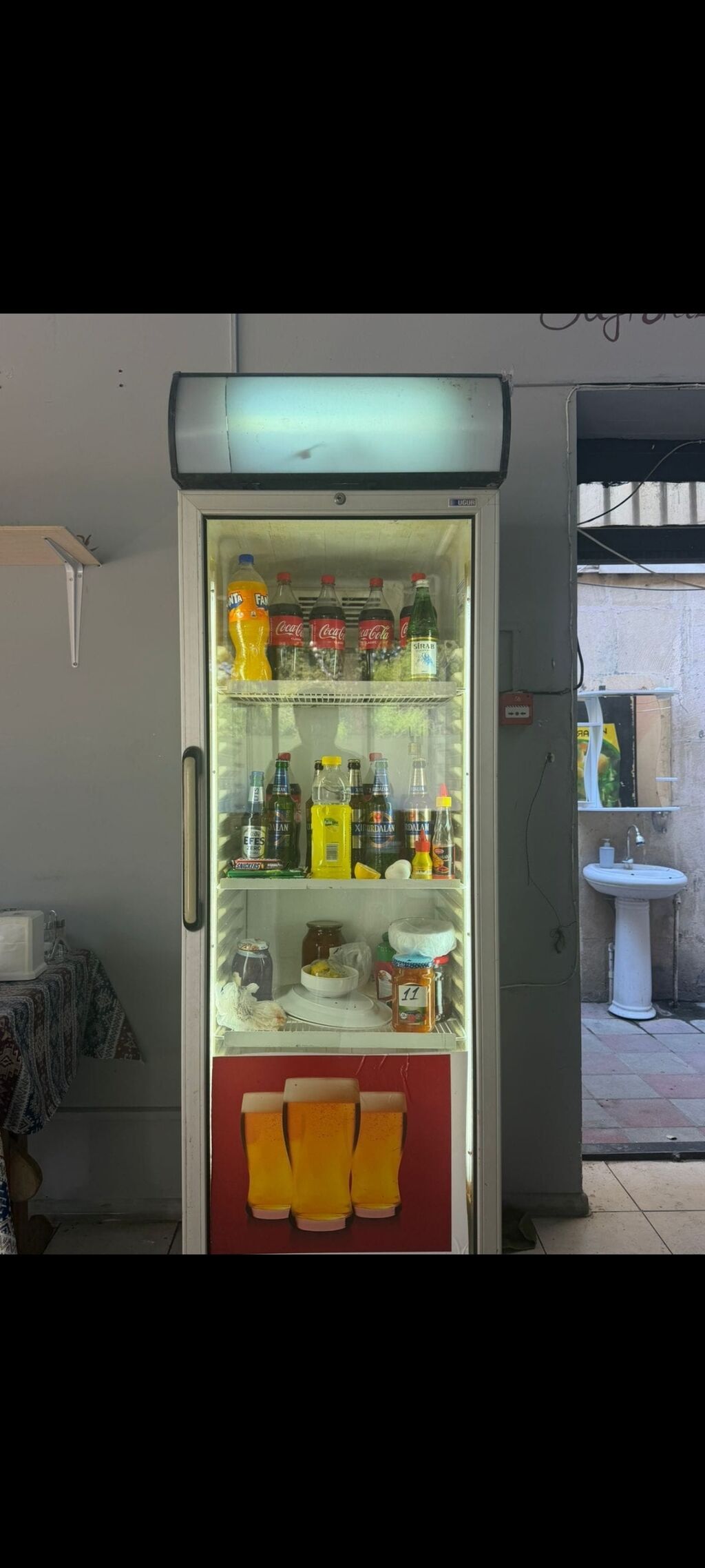 Vitrin soyuducu 350azn. Olcu: 2×60sm. Tam islekdir. Unvan Ehmedli — Biznes və avadanlıq, Bakı