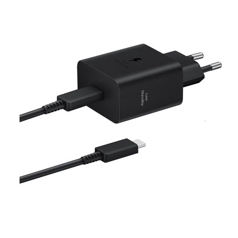 Charger Usb-c Samsung 45W + Cable-C Black EP-T4511 — Bakı