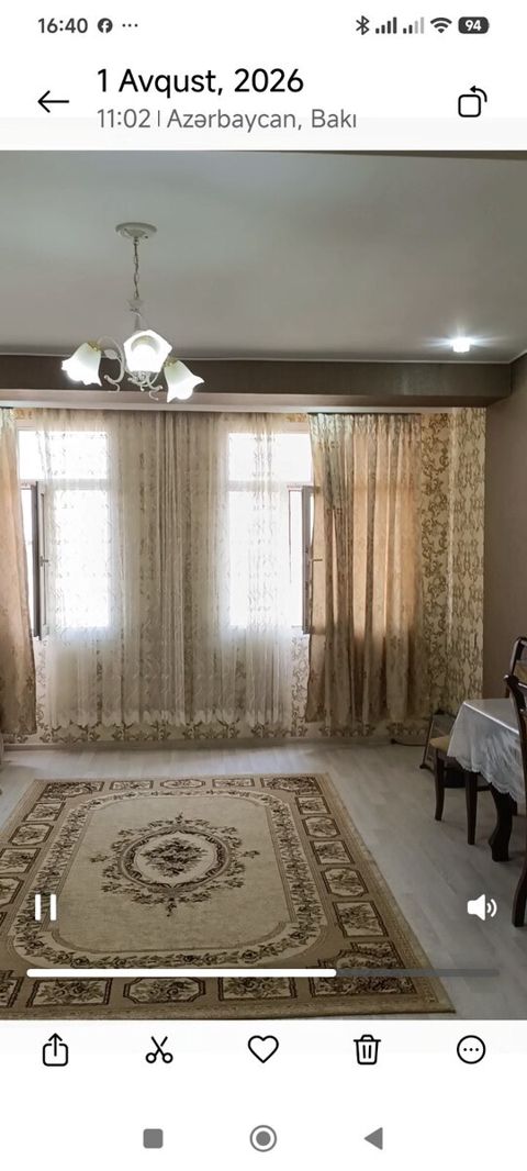 1-otaqlı yeni tikili kirayə verilir, Xırdalan ş., 43 m² — Xırdalan