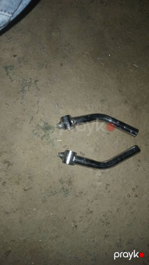 Motosiklet üçün ayaq dirəkləri (çüt) - Material: polad, xrom rəngli