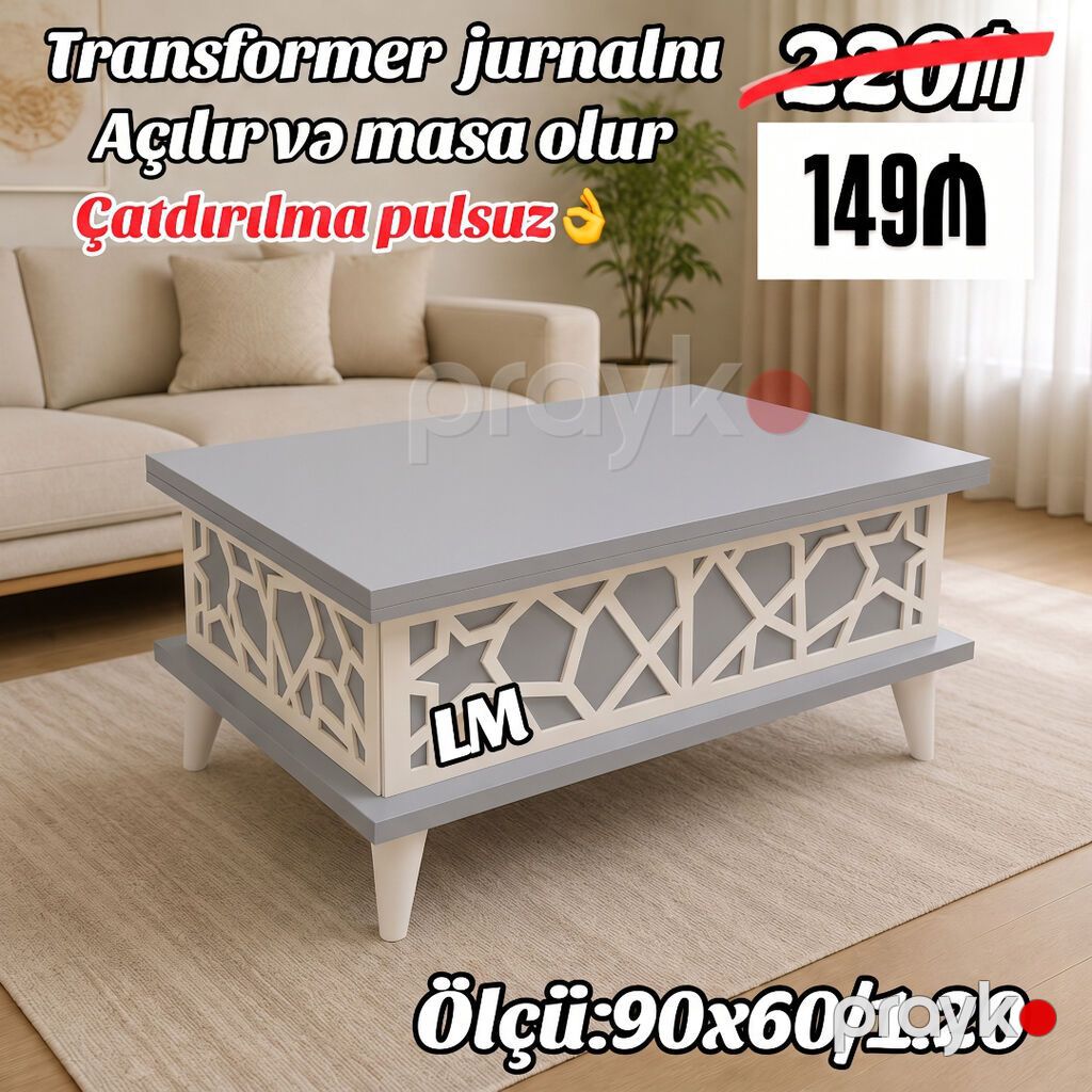 Jurnal masası, Yeni, Transformer — Masalar, Bakı (4)