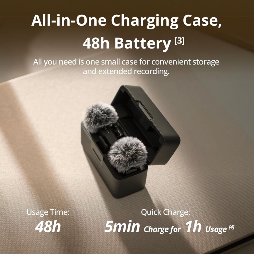 DJI Mic Mini (2TX +1RX+ Charging Case) — Elektronika, Bakı (7)