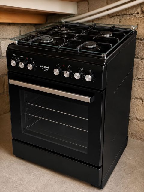 Qaz sobası – Nure Brend/model: Flitmat (üzərində “Blac Pearl 6081 — Bakı