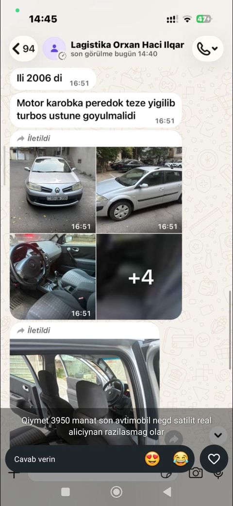Renault Megane: 1.9 l 2006 il Universal — Bakı