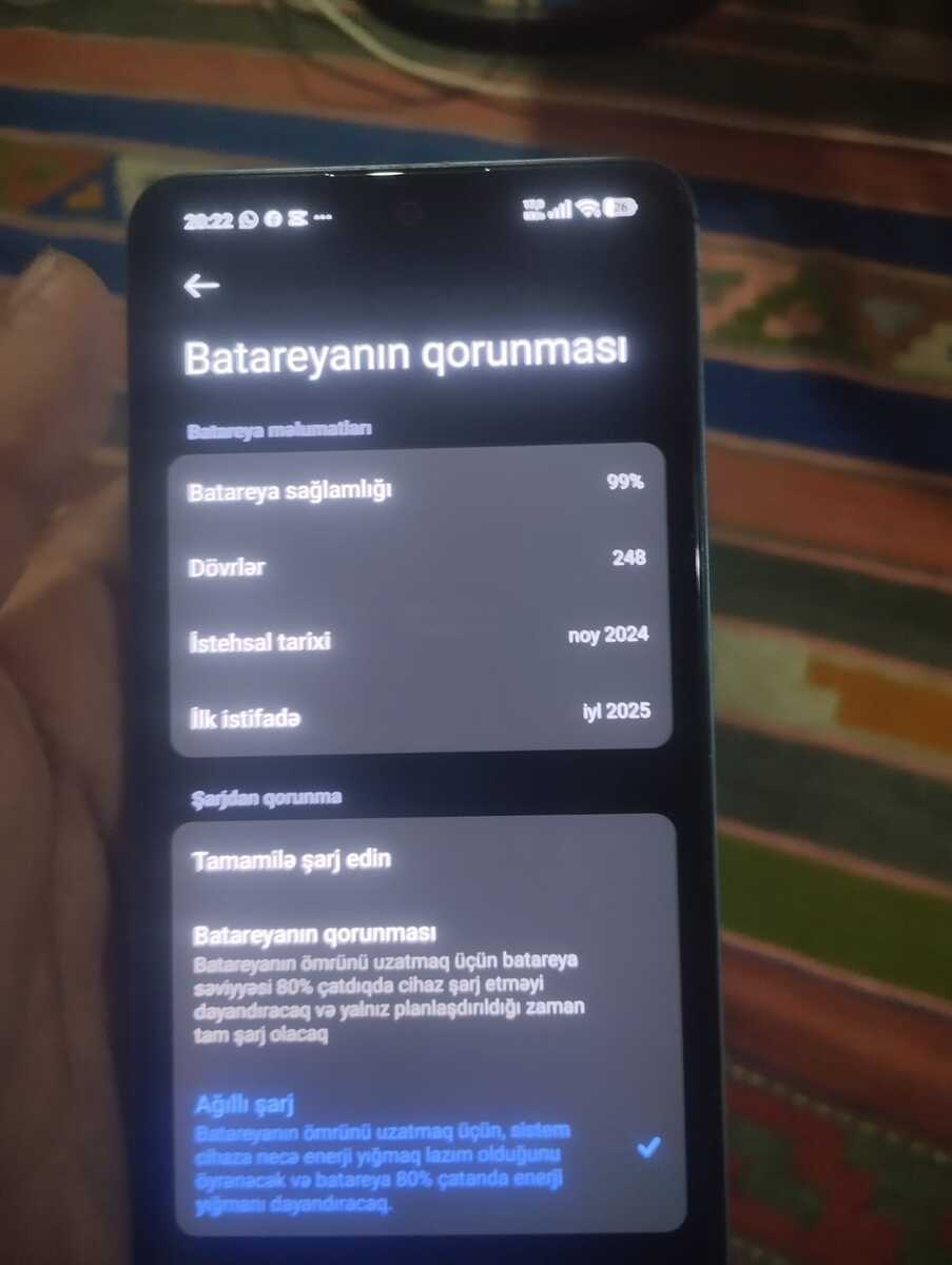 Xiaomi Redmi Note 14 Ocean Blue 256GB/8GB — Smartfonlar, Şabran (3)
