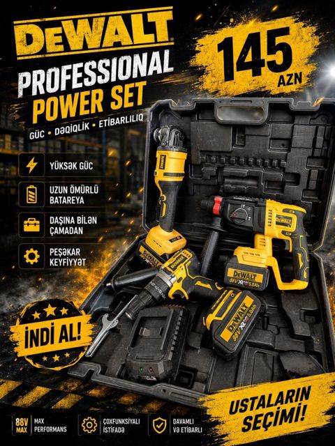 Dewalt 3-ü 1 dəsti — Bakı