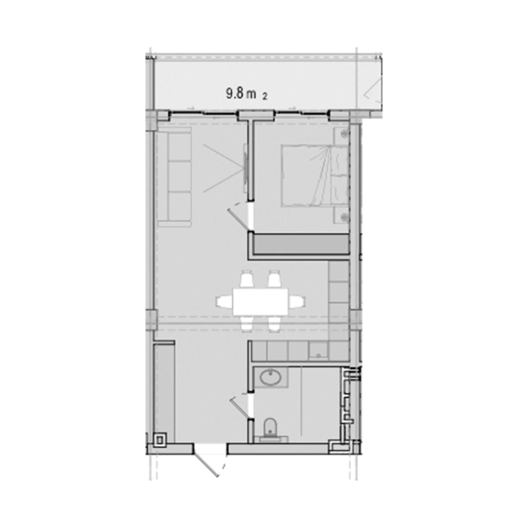 Satılır 2 otaqlı yeni tikili 70.4 m² — Mənzil, Bakı (8)