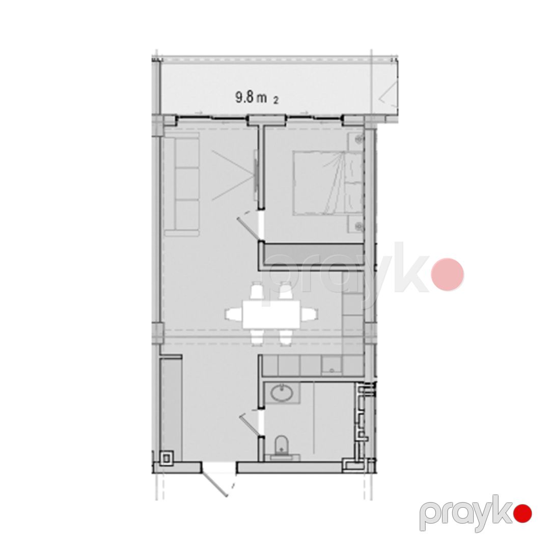 Satılır 2 otaqlı yeni tikili 70.4 m² — Mənzil, Bakı (8)