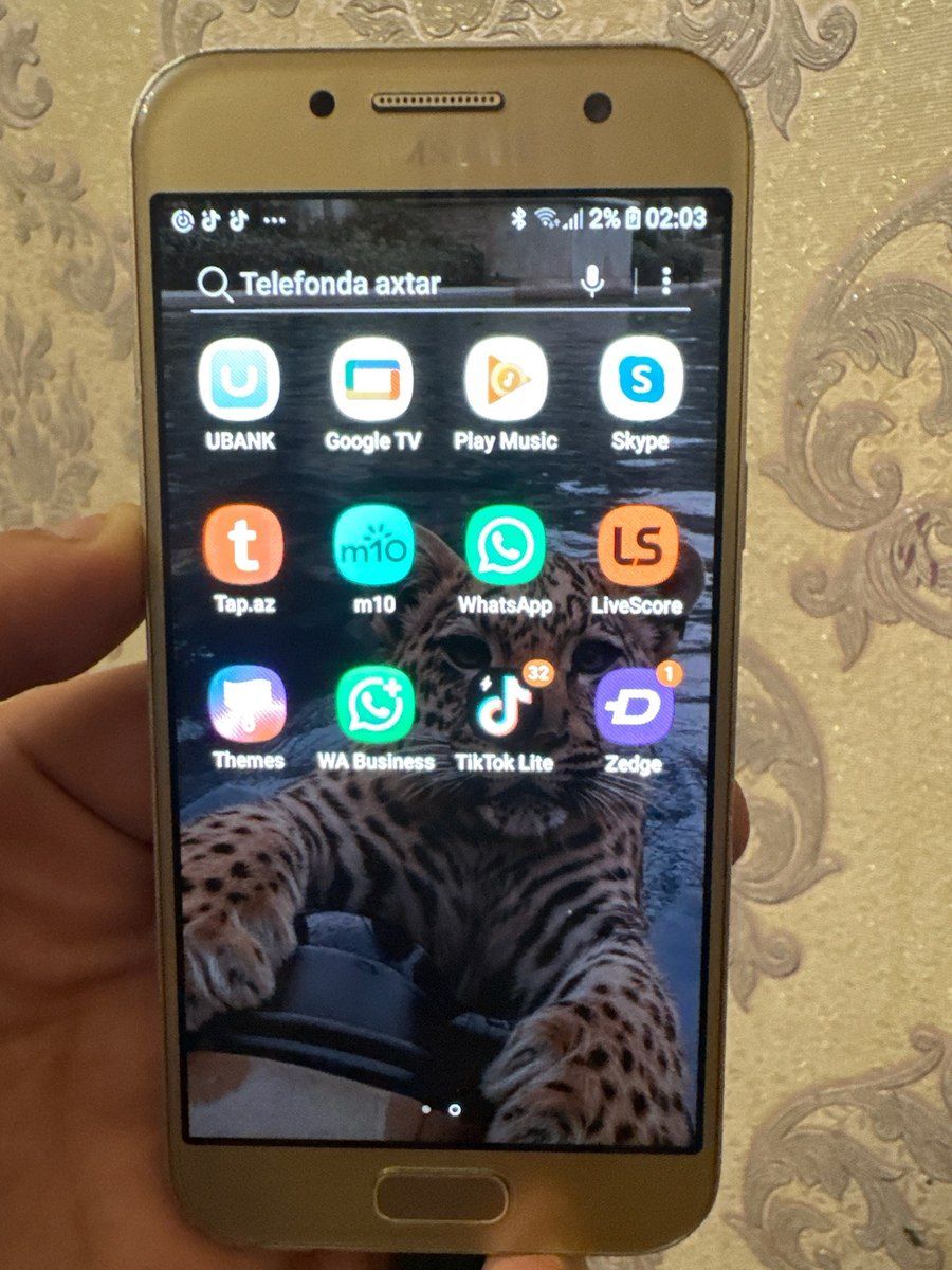 Samsung Galaxy A3 (2017) Gold Sand 16GB/2GB — Smartfonlar, Sumqayıt (2)