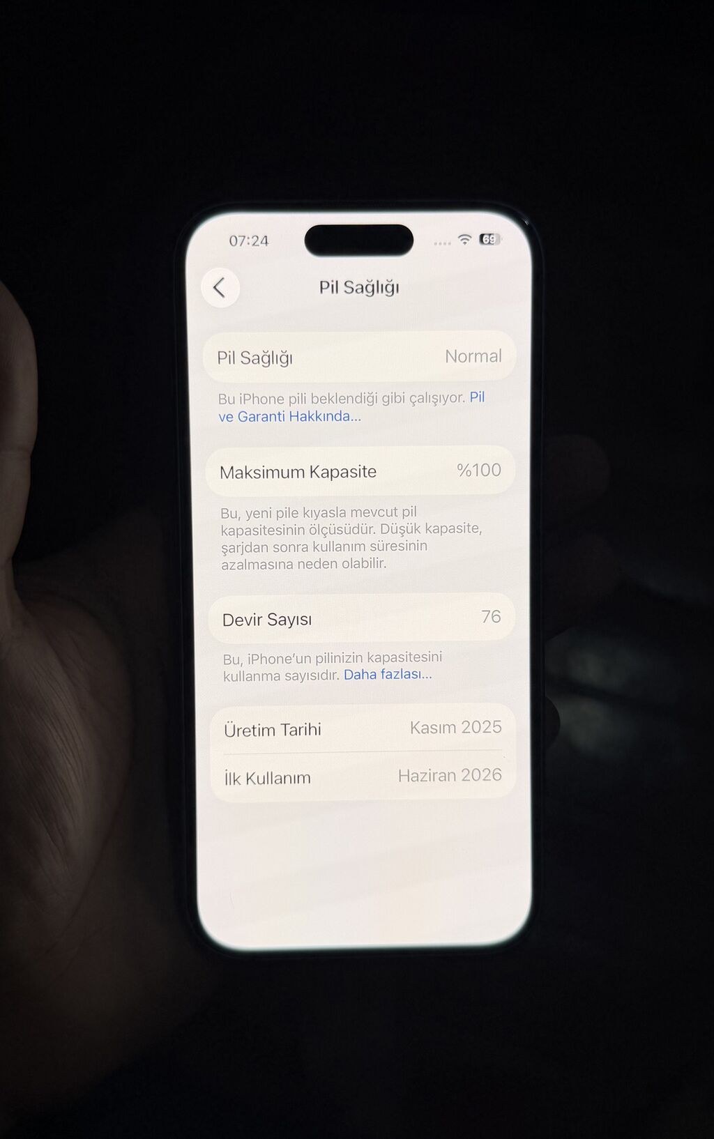 IPhone 16, 128 GB, Göy — Apple iPhone, Mingəçevir (2)