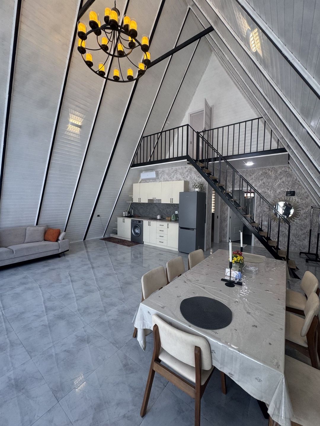 İcarəyə verilir 3 otaqlı həyət evi/bağ evi 100 m² — Ev, villa, Qəbələ (2)