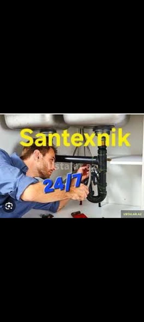 Santexnik xidmətləri - Su, kanalizasiya və istilik sistemlərinin — Bakı