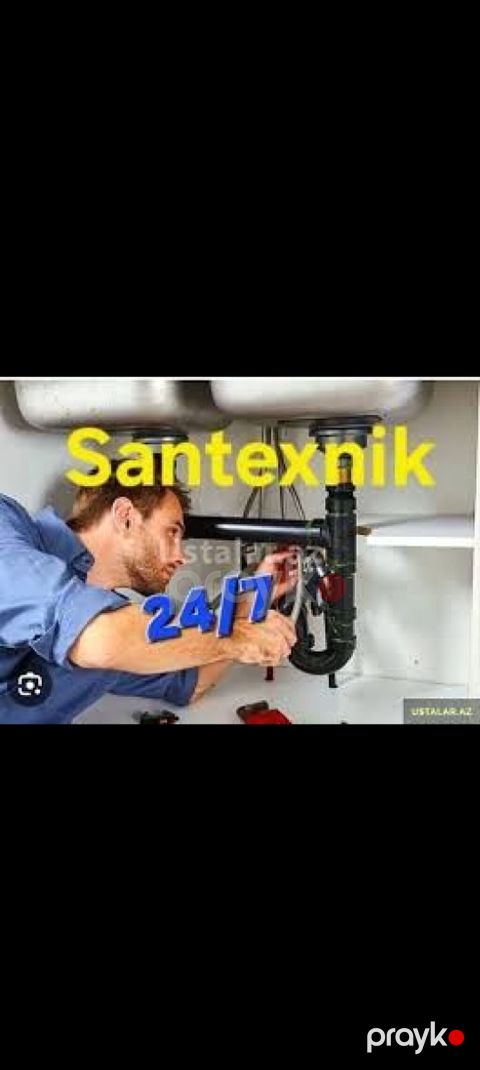 Santexnik xidmətləri - Su, kanalizasiya və istilik sistemlərinin — Bakı