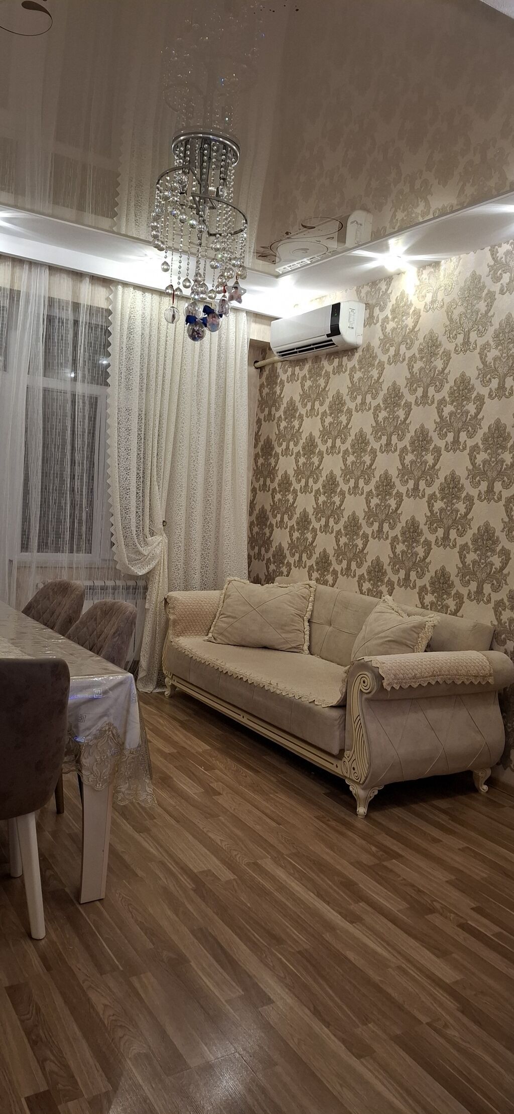 satilir. Sumqayit 9-cu mkr. Tam temirli. 2-otaqli, Şeherin — Mebel, Sumqayıt (6)