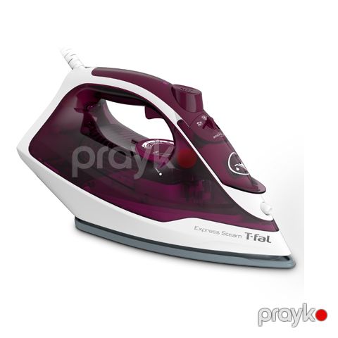 Ütü Tefal Express Steam FV2844 Ceramic 2400W Tünd Qırmızı 4300007576 — Bakı