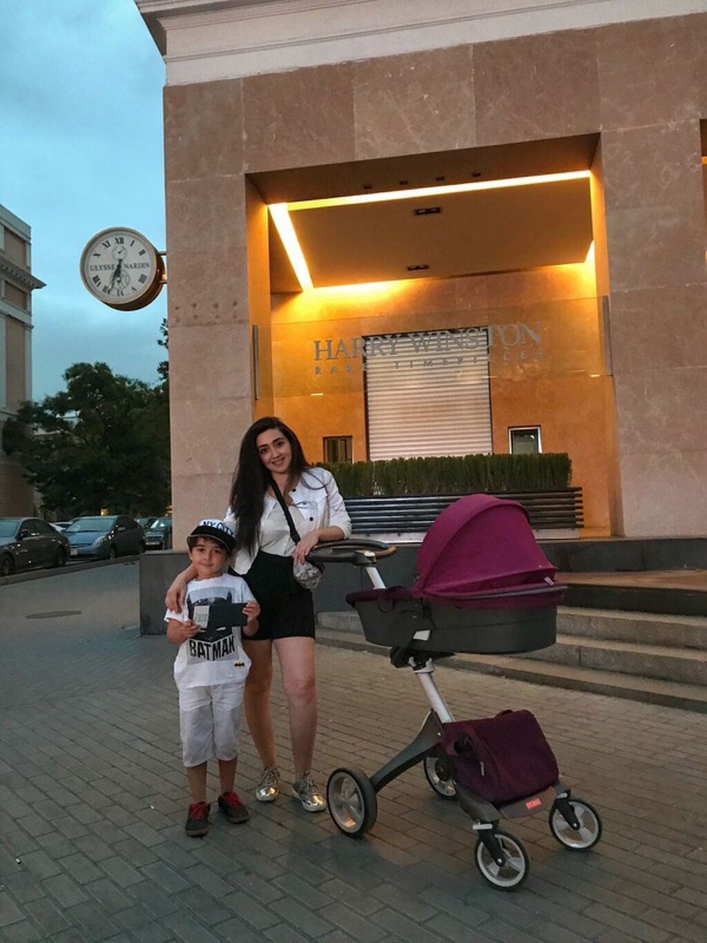 Stokke Xplory uşaq arabası – bənövşəyi rəng - Modul sistem: beşik — Uşaq nəqliyyatı, Bakı (3)