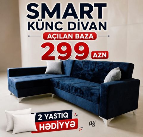 *Künc Divan – cəmi 299azn* Ölçü: 150×240 Rəng Seçimi mövcuddur — Saray