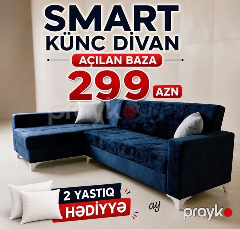 *Künc Divan – cəmi 299azn* Ölçü: 150×240 Rəng Seçimi mövcuddur