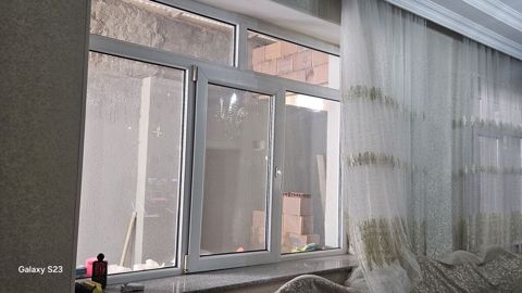 PVC pəncərə sistemi - Material: Ağ rəngli PVC profil, ikiqat şüşə — Digah