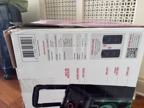 Trust Klubb MX GO Portable Party Speaker – RGB işıqlı, Bluetooth-lu — Digah