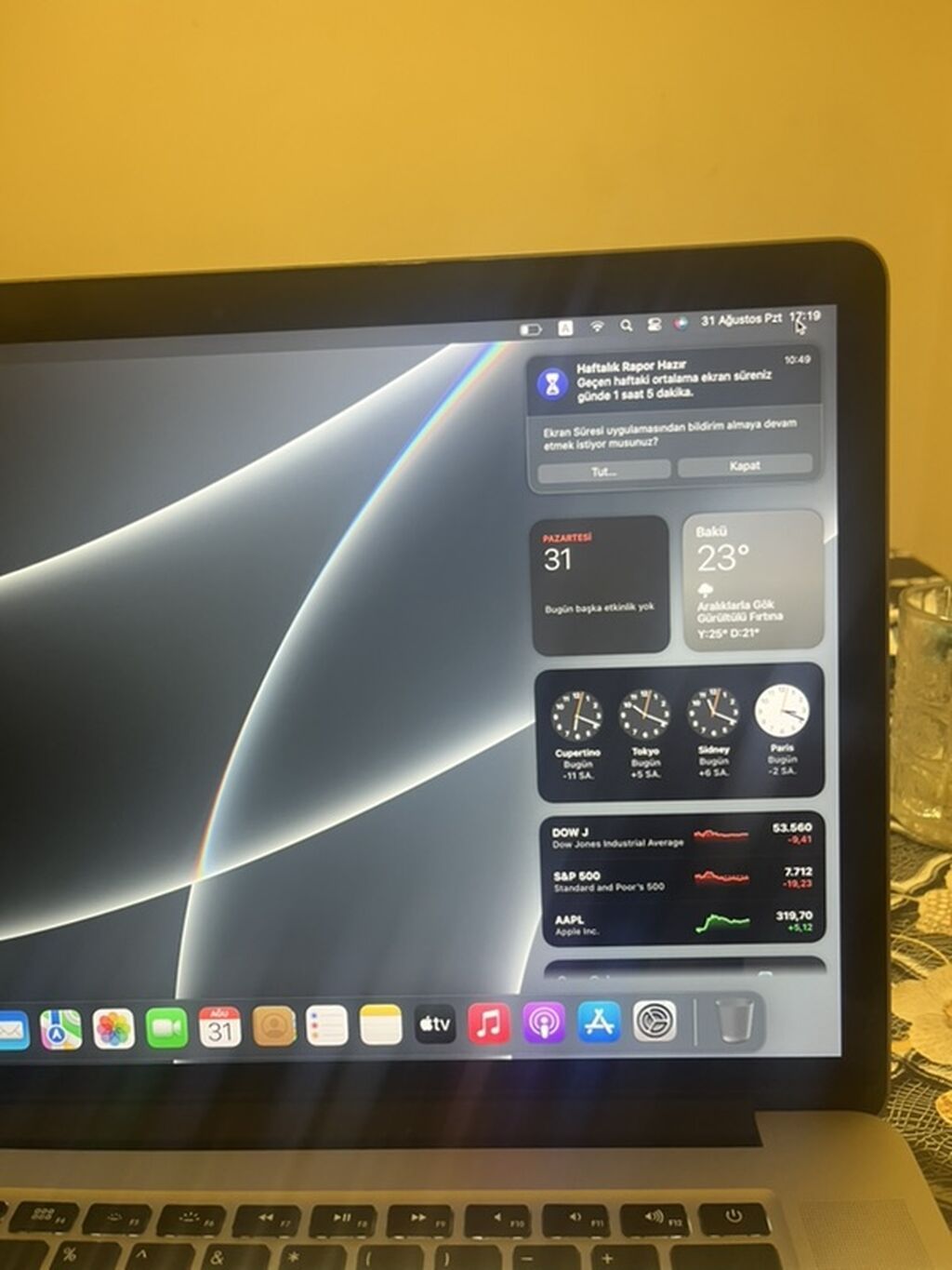 Heç bir problemi yoxdu ciddi alıcılar yazsın Apple MacBook Pro Retina — Apple Macbook, Bərdə (8)