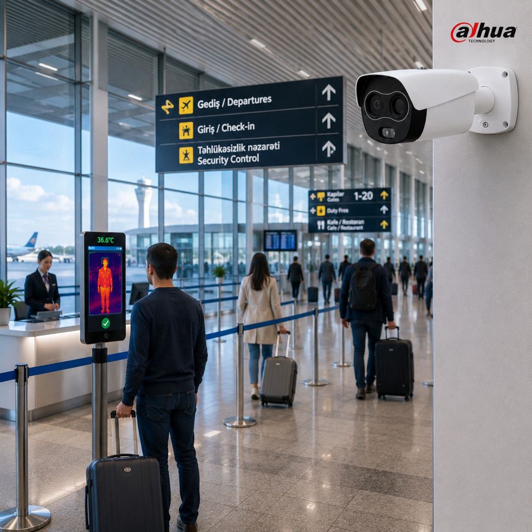 Dahua 2MP Termal Temperatur Ölçən Kamera DH-TPC-BF3221-T — Təhlükəsizlik sistemləri, Bakı (2)
