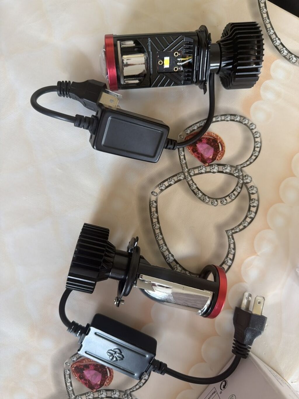 Roodslin Projector LED Far Lampası Dəsti - Tip: h4 lupa led - İşıq — Ehtiyat hissələri, Göygöl (3)