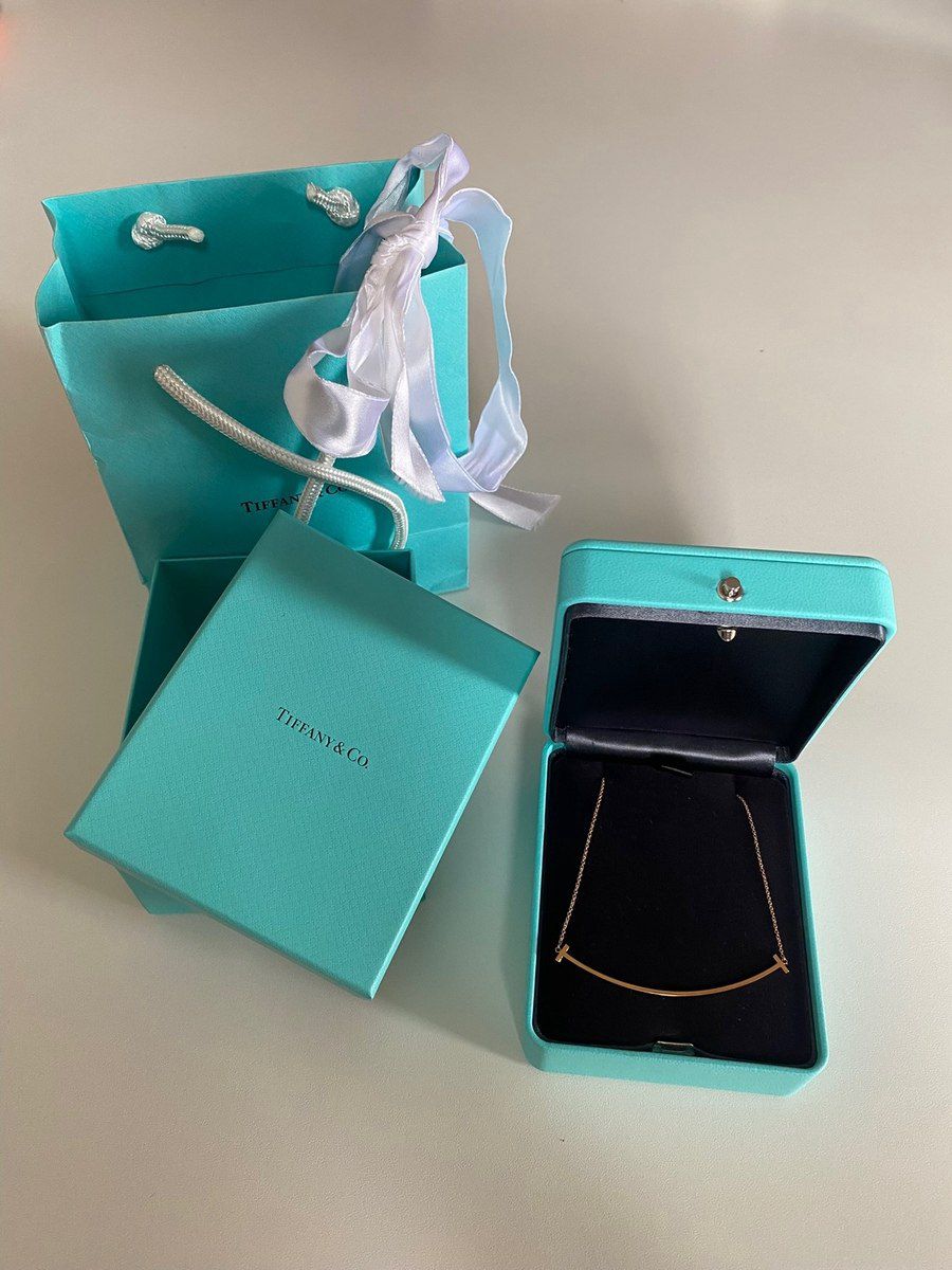 Qızıl boyunbağı Tiffany T Smile — Şəxsi əşyalar, Bakı (2)